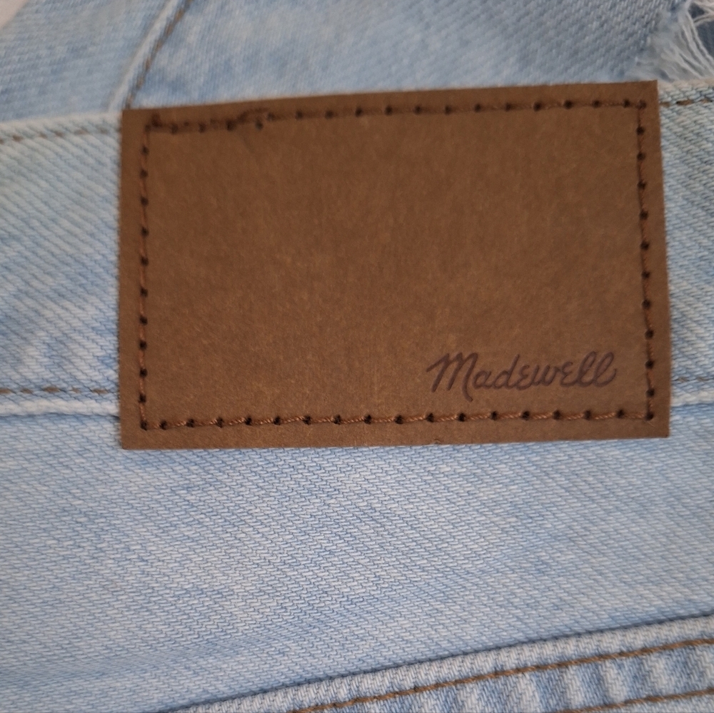 NWT MADEWELL Women's Light Blue Straight Leg Jeans - Picture 9 of 10